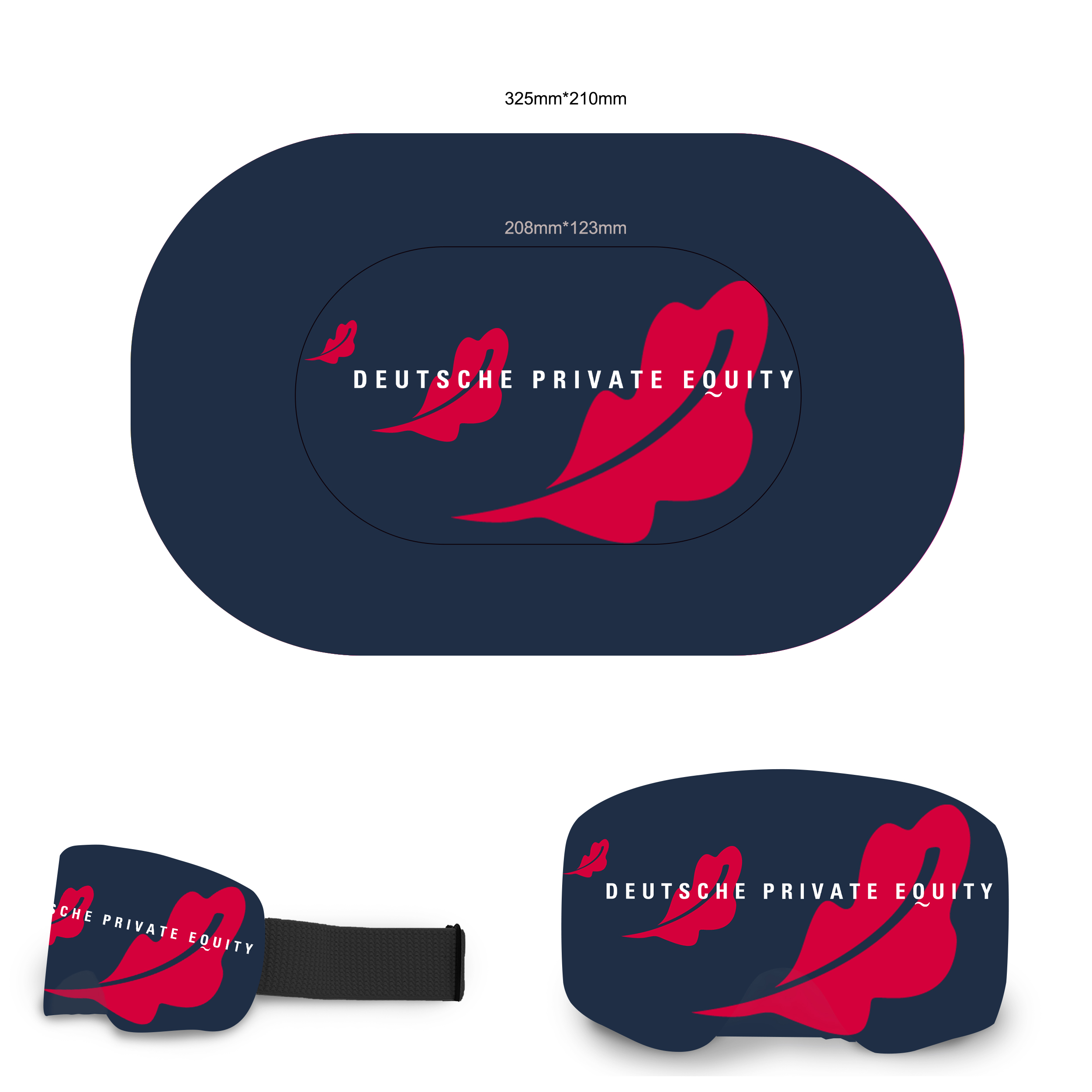 🇸🇪 Skidglasögonskydd med logotyp