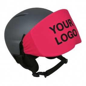 Gepersonaliseerde skihelm vizierhoezen met eigen logo