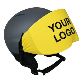 Gepersonaliseerde skihelm vizierhoezen met eigen logo