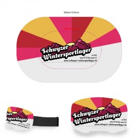 Skibrillecover for klubber og firma | Med personlig log...