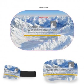 Personalizēts slēpošanas brilles pārvalks